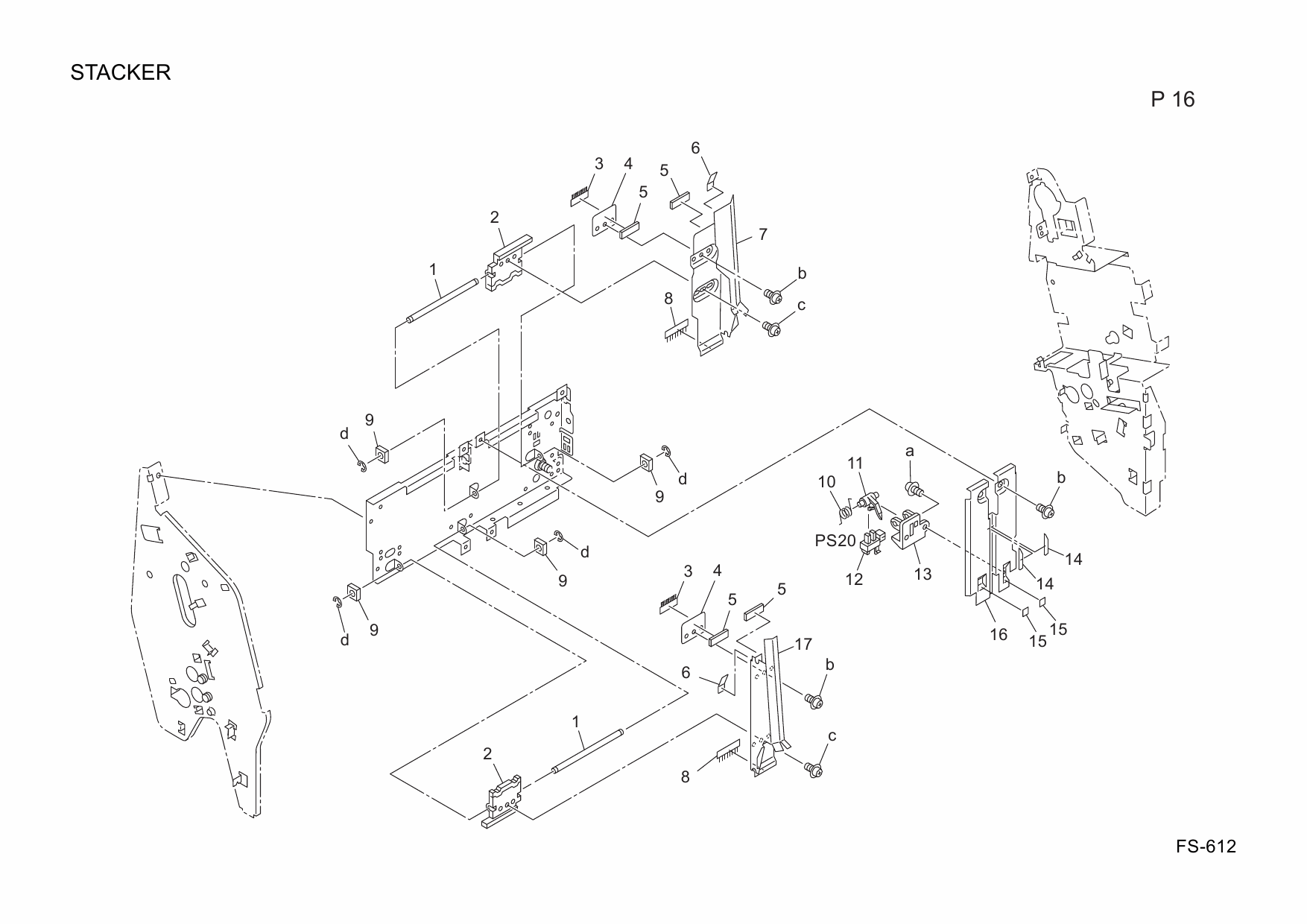 Konica-Minolta Options FS-612 A1TV Parts Manual-6